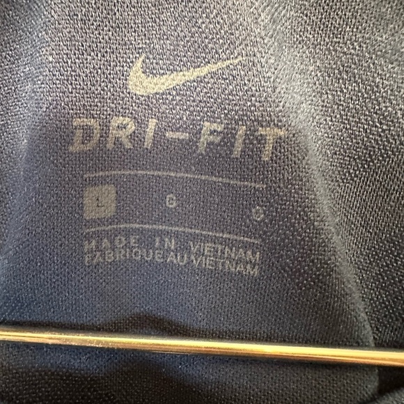 Nike Women Size Large AIR MIDLAYER CREW TRAINING TOP Blue DB4294-432 - Picture 4 of 10